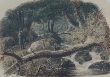 A entrada para um bosque, 1836.