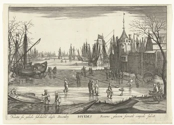 Inverno
Hyems (título sobre o objecto)
As quatro estações em paisagens marinhas (título da série)