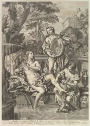 Davi e Bate-Seba, 1680-1743.