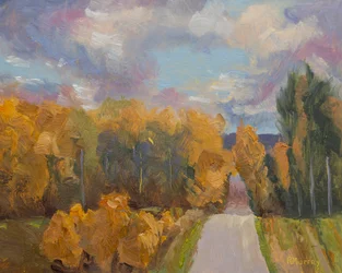 Grandview Autumn, 2023 (óleo sobre painel)