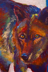 Stare Down, 2019 (óleo sobre painel)