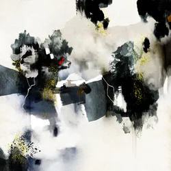 Salpicos de ouro abstratos e dinâmicos