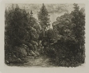 Paisagem rochosa
