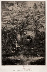 A comédia da morte, 1854.