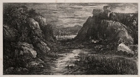 A cidade distante, 1868.