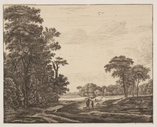 Placa 2, de Seis vistas no bosque de Haia