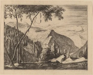 Paisagem Rochosa com Cruz: pl.5