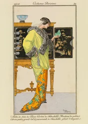 Prato 32 de "Costumes Parisiens" (trajes parisienses)