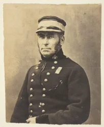 Almirante Lord Lyons, fotografado na Crimeia