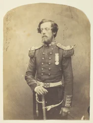 Capitão Verschoyle, Grenadier Guards, um fotógrafo pioneiro, fotografado na Crimeia