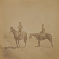 General Sir John Pennefather e um ordenado, 1855