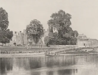 Hampton Court no Tâmisa