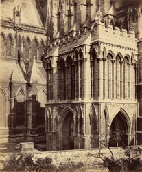 Catedral de Lincoln, o pórtico da Galileia