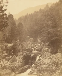 No Llugwy, abaixo das cataratas Swallow.