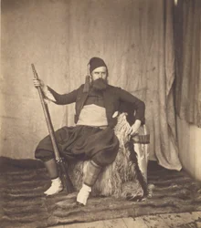 Autorretrato com uniforme de zuavo
