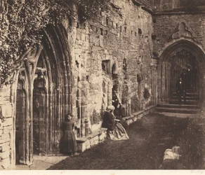 Os Claustros, Abadia de Tintern, 1854 (foto)