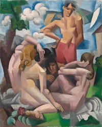 Os banhistas, 1912.