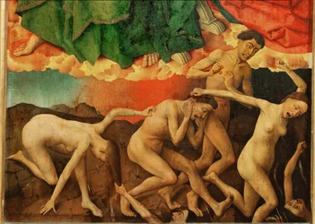 Altar do Juízo Final: Os condenados a mergulhar no Inferno