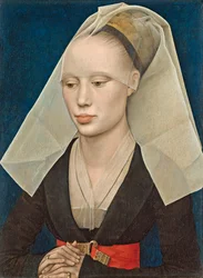 Retrato de uma senhora, c.1460 (óleo no painel)