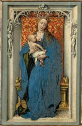 Santa Maria amamentando o menino, ala esquerda de um díptico (pintura)