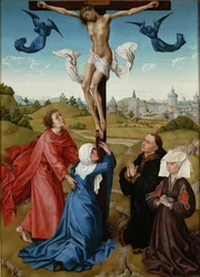 A Crucificação, tríptico da Crucificação, c. 1440