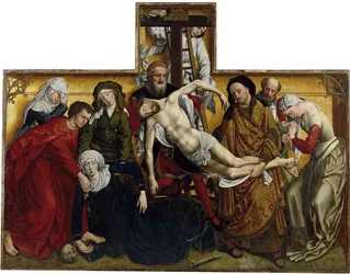 A Descida da Cruz, cerca de 1435