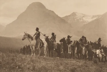 Os Descobridores de Passes, Piegan, Montana, 1913 (foto)