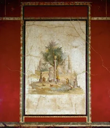 Paisagem bucólica (fresco