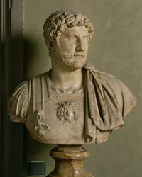 Busto do imperador Adriano (76-138 dC) (mármore)