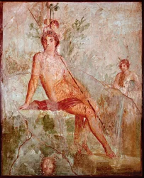 Eros e Narciso ( fresco