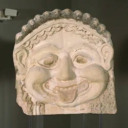 Gorgon Head (gesso)