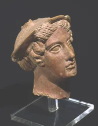 Chefe de Mercúrio, do Templo de Vignole o Falerii (mármore)
