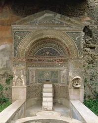 Casa da Grande Fonte, Rua de Mercúrio, Pompéia, Itália (foto)