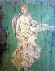 Leda e o cisne, fresco, Pompeia