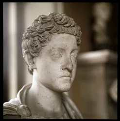 Busto de mármore do Imperador Commodus (escultura, século II)