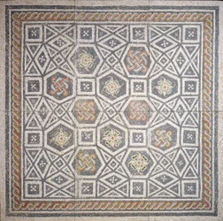 Mosaico, século 2 (mármore e vidro)
