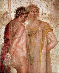 Pylades e Orestes (fresco