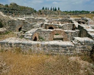 Restos da cidade romana