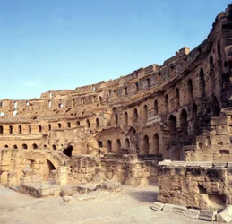 Coliseu Romano de El-Djem, Tunísia.