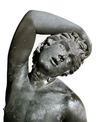 Satyr, estatueta de bronze