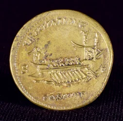 Sestertius do Imperador Adriano (76-138) de Newcastle-Upon-Tyne, 132 dC