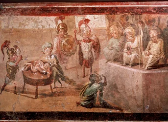 O julgamento de Salomão (fresco
