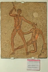 Teseu e o Minotauro, da Casa de Jacob Magnus (mosaico)