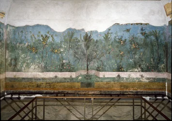 Trompe loeil jardim da Villa de Livia, 40-20 aC