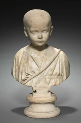 Busto de retrato de uma menina, c.250-275