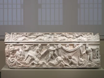 Sarcófago, c.100-125 (mármore grego)