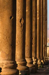 Templo, de, Baco, detalhe, de, a, colonnade, alto, imperial, período, 27, BC-395, anúncio, foto