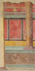 Pintura de parede de uma villa em Boscoreale, c.50–40 aC