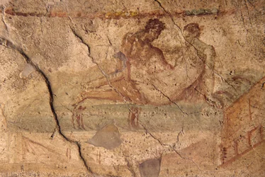 Fresco erótico do Lupanar, Pompeia (Lista do Património Mundial da UNESCO)