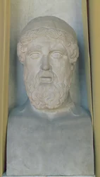 Busto hermético de Anacreon (mármore)